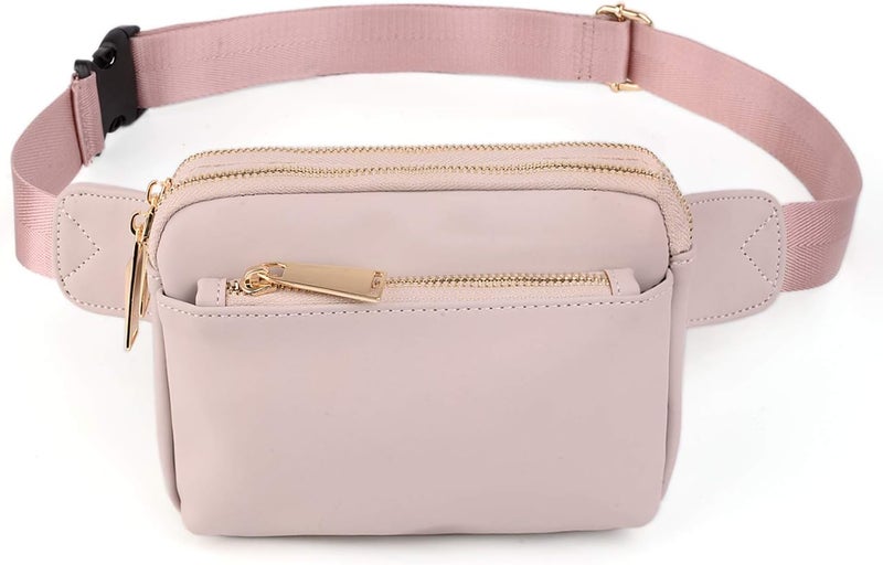 UTO Fanny Pack for Women Crossbody Trendy Fashion Belt Purse Chest Waist Hip Bumbag for Outdoor Shopping Travel Hiking - Image 5